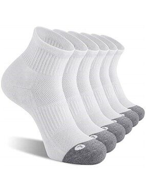 Mens Ankle Socks Cushioned Breathable Athletic Running No Slip Stretch